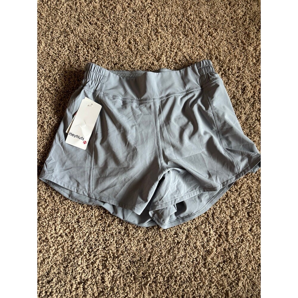 Hey Nuts Women’s Running Shorts Size Medium Grey NWT